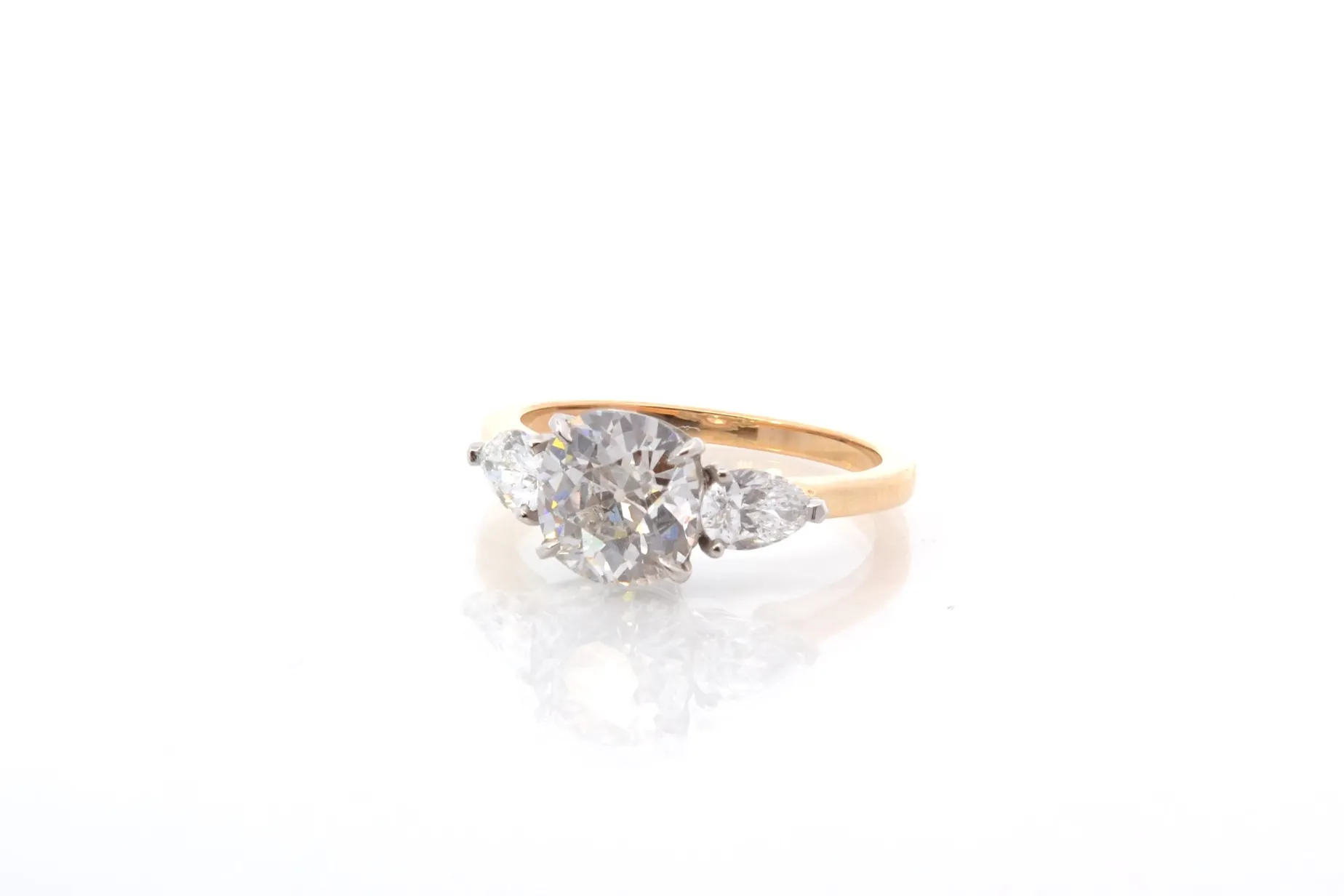 Bottazzi Blondeel Bague diamant 1,88 cts H/SI2 en or et platine Store