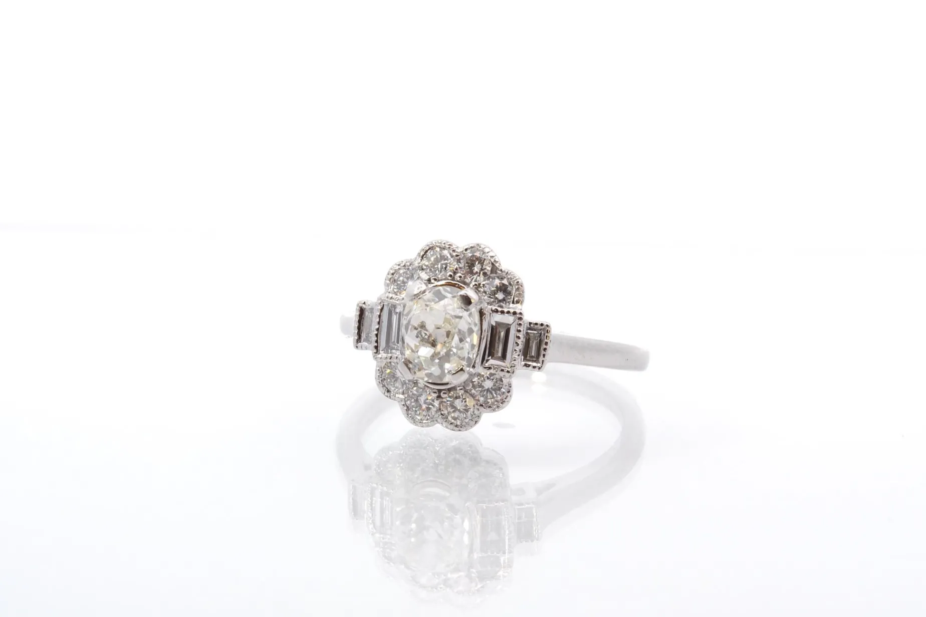 Bottazzi Blondeel Bague diamants en or blanc 18k Fashion