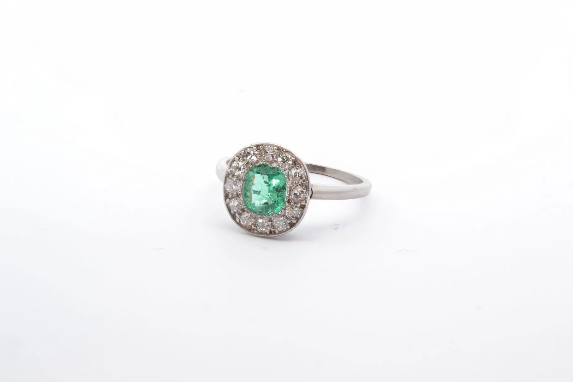 Bottazzi Blondeel Bague émeraude des années 1920 Discount