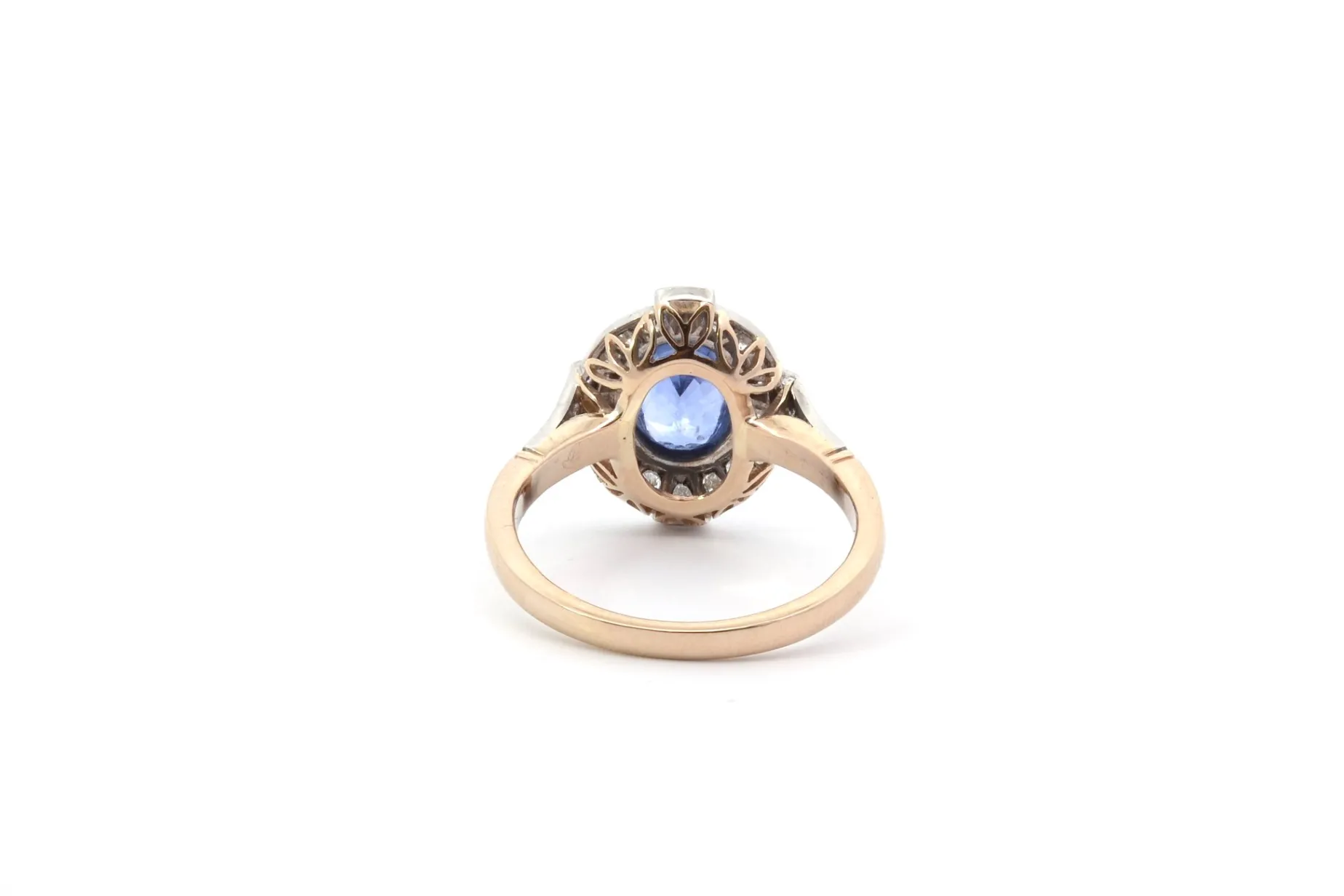 Bottazzi Blondeel Bague saphir 1,63cts et diamants en or et platine Store