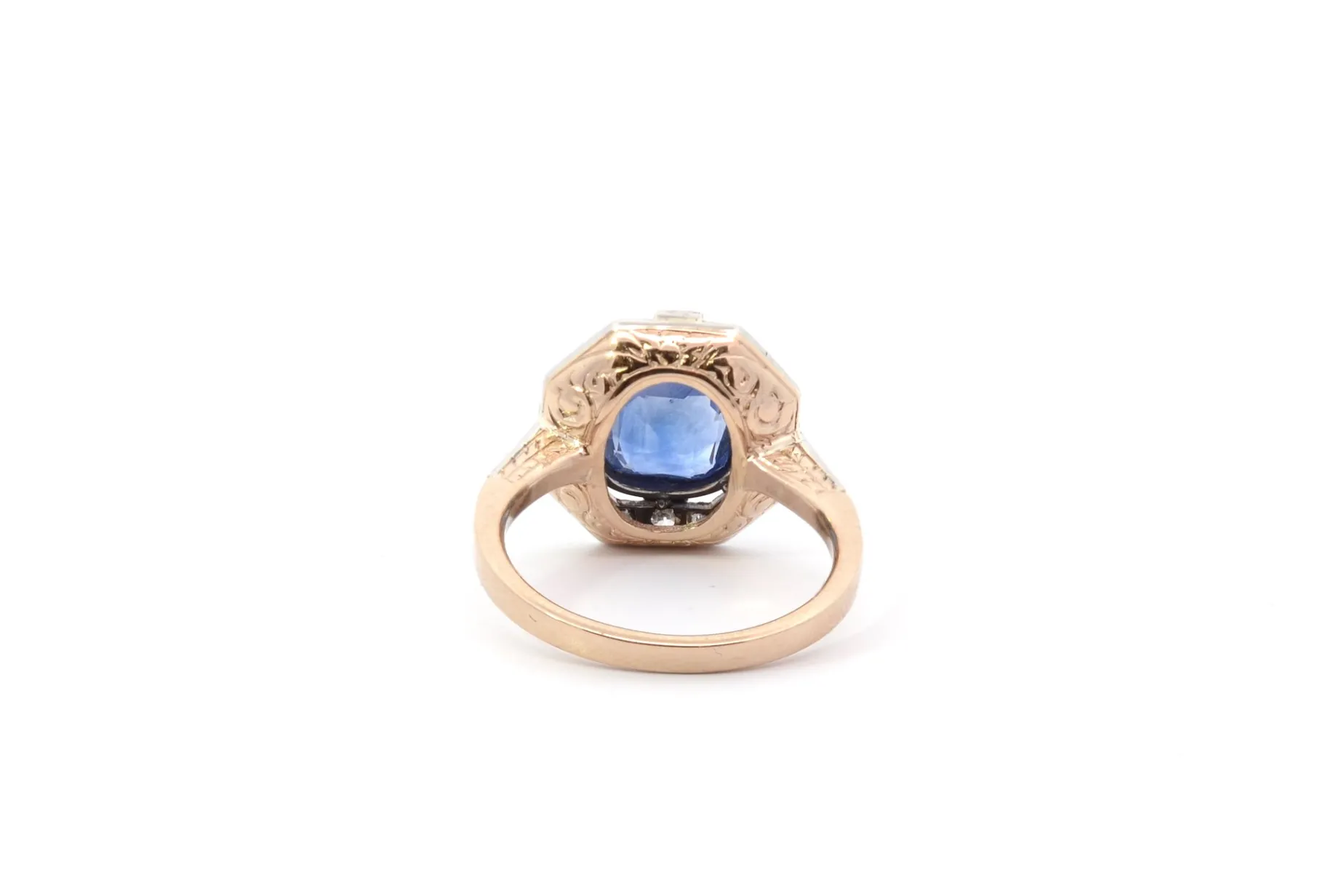 Bottazzi Blondeel Bague saphir 3,22cts et diamants en or et platine Best Sale