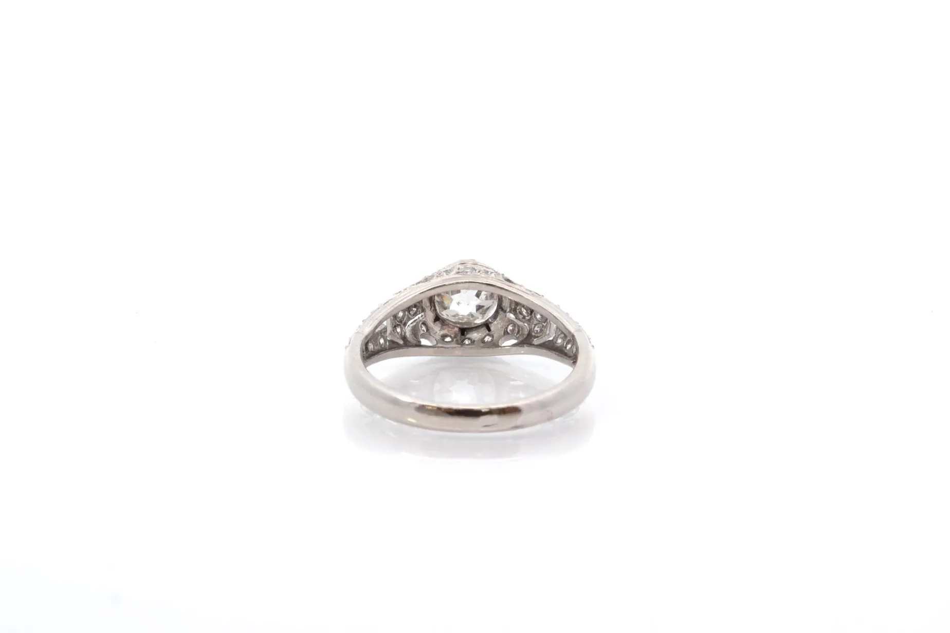 Bottazzi Blondeel Bague vintage diamants en platine Cheap