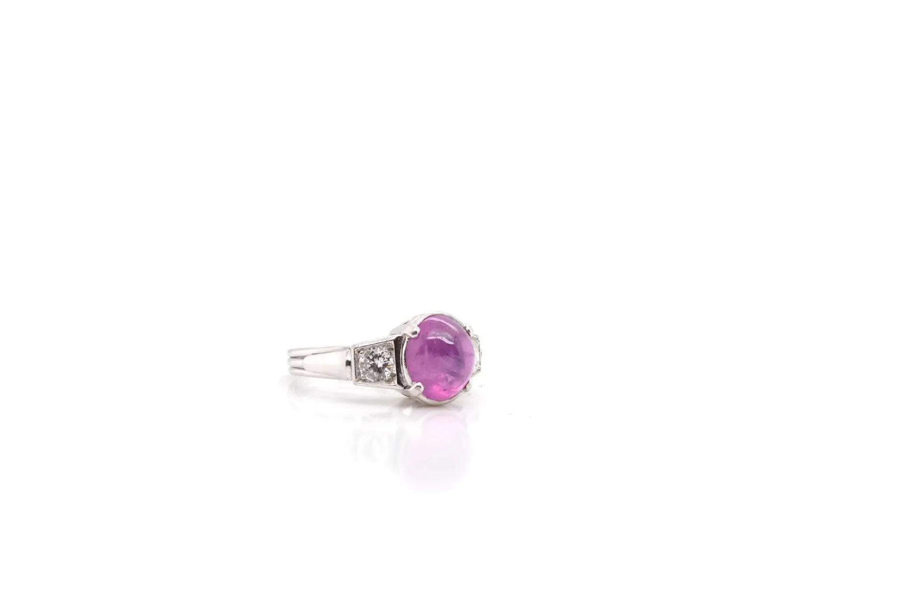 Bottazzi Blondeel Bague vintage saphir rose de Ceylan étoilé Best Sale