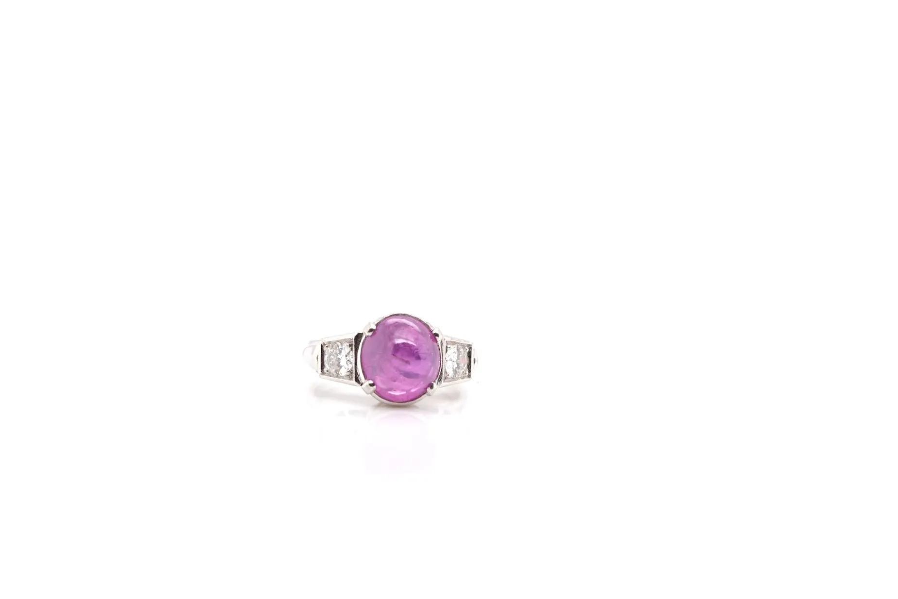 Bottazzi Blondeel Bague vintage saphir rose de Ceylan étoilé Best Sale