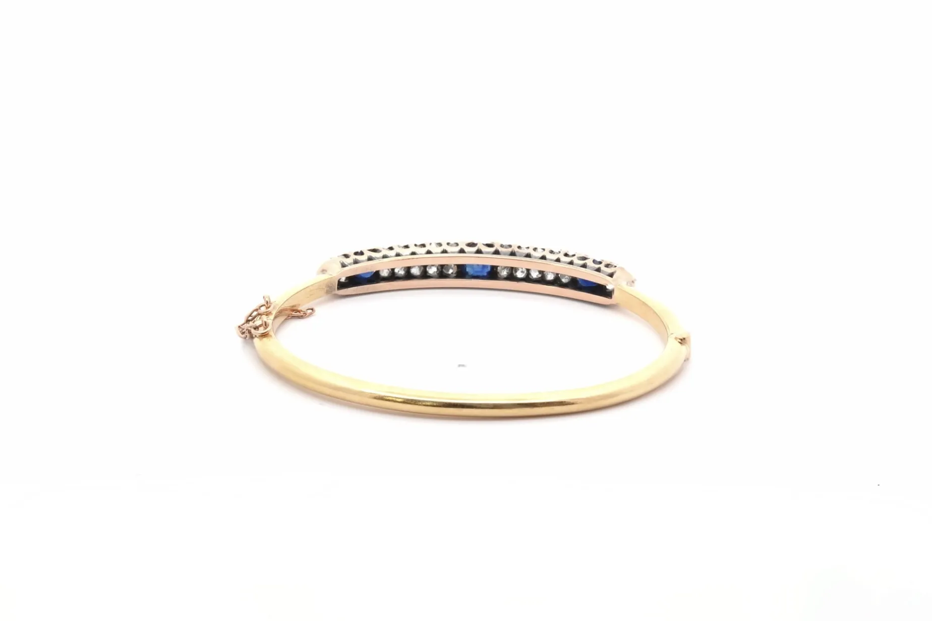 Bottazzi Blondeel Bracelet vintage saphirs et diamants New