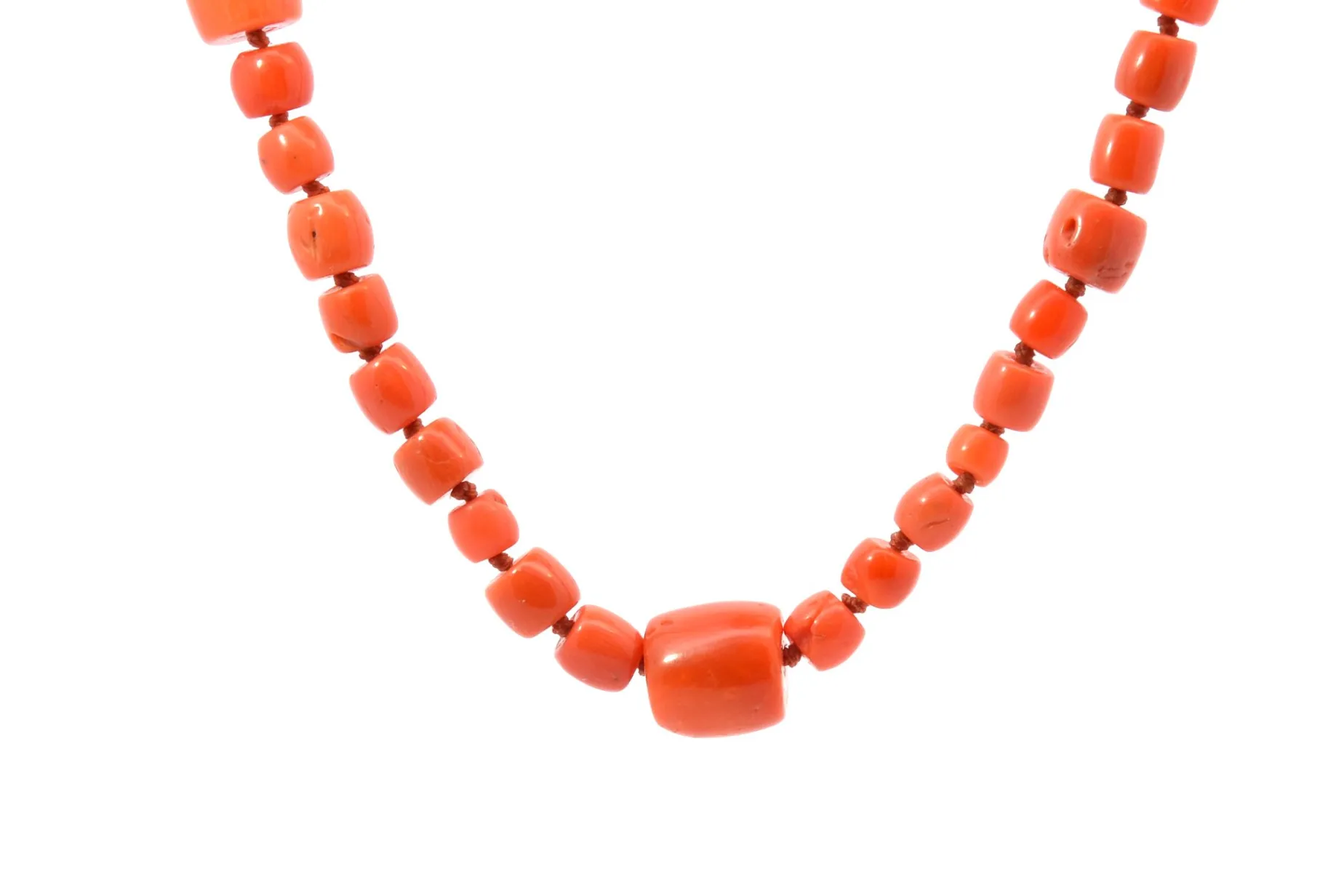 Bottazzi Blondeel Collier vintage corail Best Sale
