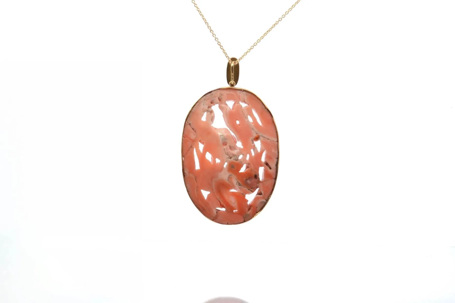 Bottazzi Blondeel Pendentif corail et perles de culture en or Shop